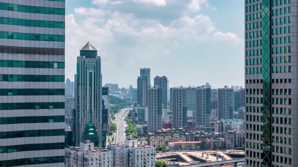 Timelapse of Wuhan city ,China