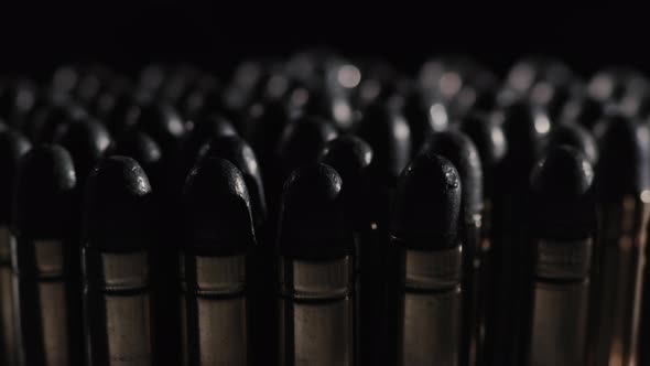 A Set of Ammunition for a Pistol
