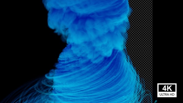Blue Smoke Dust Cyclone 4K
