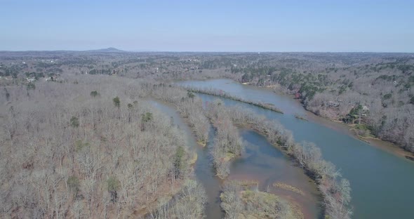 Aerial View of the Chattahoochee River