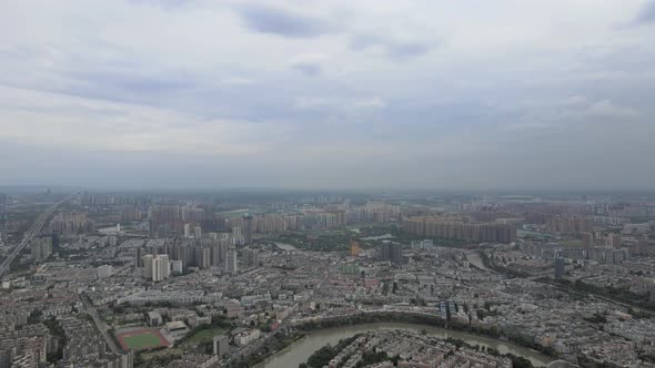 City skyline, Aerial Sichuan