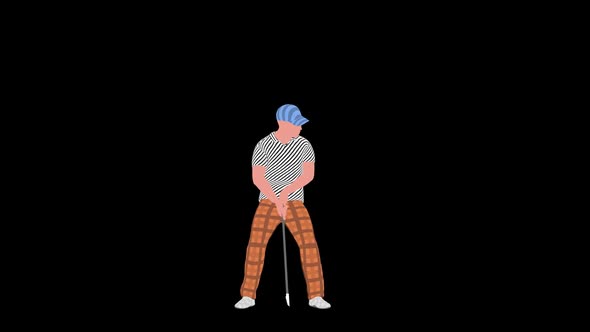 2D Golf Player