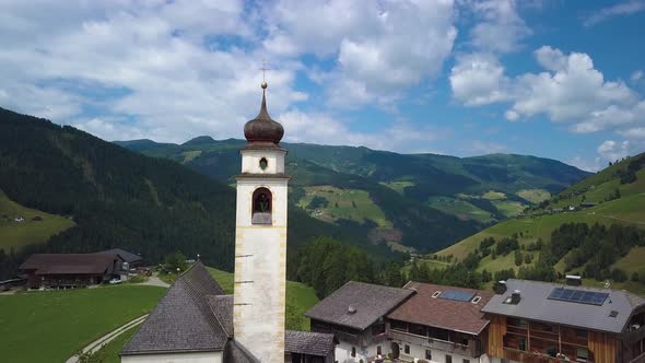 Alpine Village in the Dolomites