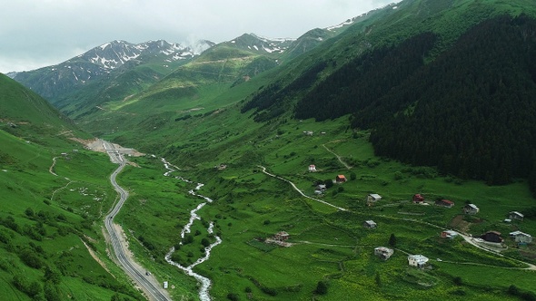 Aerial View Of Green Valley