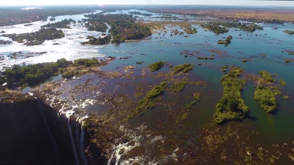 Aerial View Of Victoria Falls In Livingstone Zambia 5