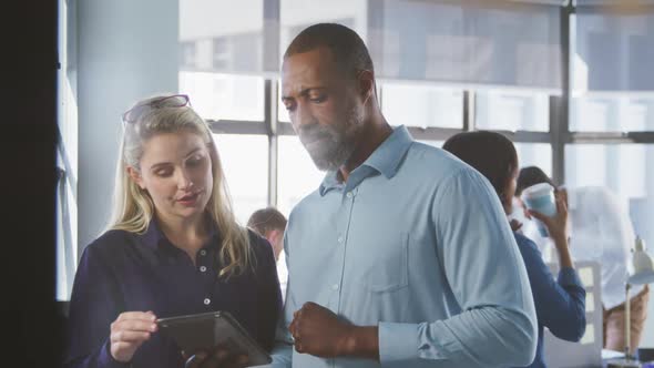 Business people working in modern office