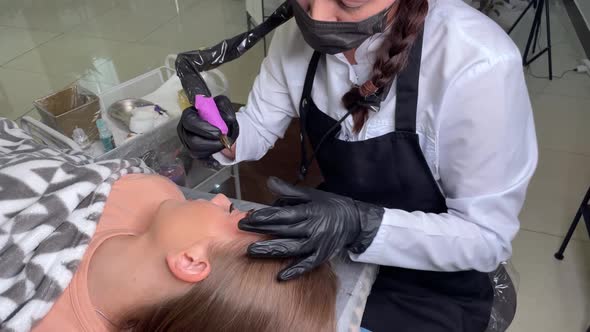 Microblading Procedure Permanent Makeup