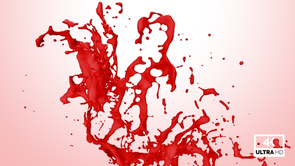 Red Paint Splash