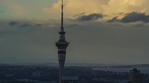 Auckland skyline timelapse