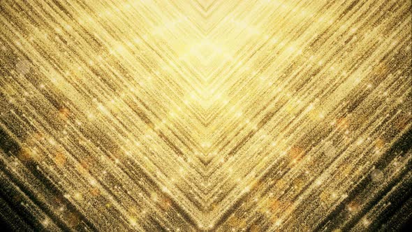 Gold Glitter And Reflection Lights 04 HD
