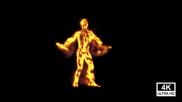 Hip Hop Dancing Fire Man V4 alt
