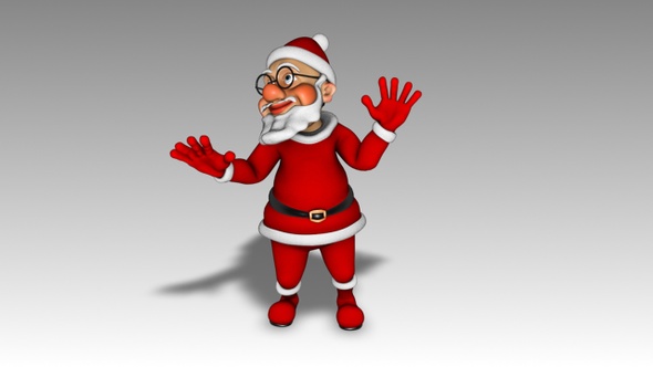 Santa 3D Character - Merry Dance  alt
