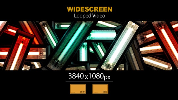 Widescreen Fluorescent Neon Lightbulb 07