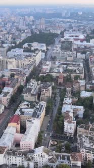 Kyiv Ukraine Aerial View of the City
