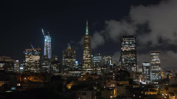 Timelapse of San Francisco Downtown