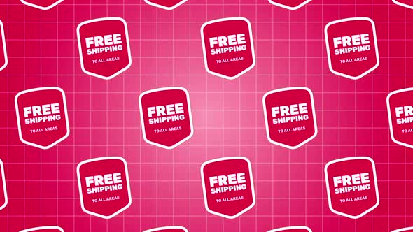 Free Shipping Delivery Background Animation