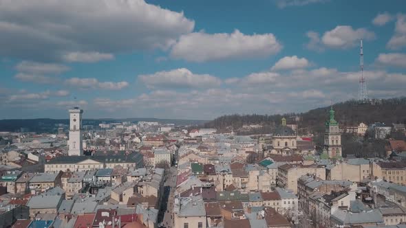 Aerial City Lviv