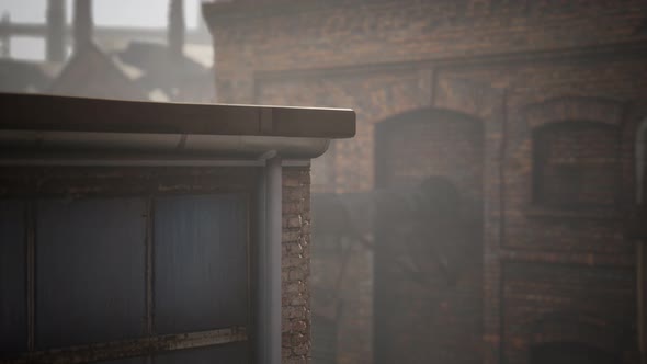 Abandoned Factory Empty Because of the Coronavirus Covid-19 Epidemic alt