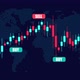 Cryptocurrency Trading chart with Buy and sell calls - VideoHive Item for Sale