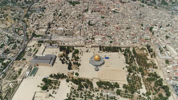 Aerial view of the Old City