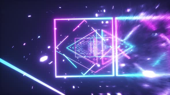 Crazy Flight in a Retro Futuristic Space alt