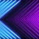 Animated zig zag neon light seamless loop modern motion graphics background - VideoHive Item for Sale