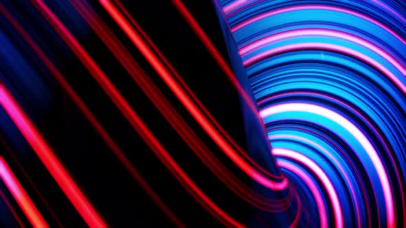 Abstract background with wavy color lines