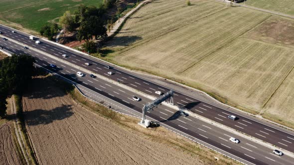 Italian highway traffic fast