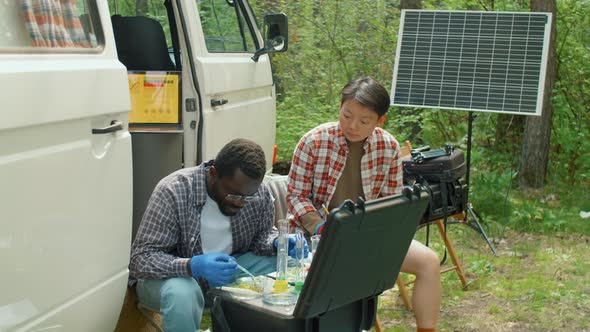 Ecologists Working With Samples