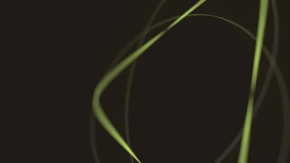 Green and Black Spirograph Art
