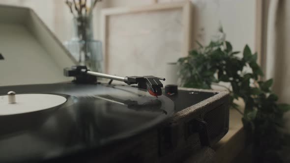 Retro Vinyl Record Player