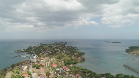 Sea Landscape with Beach. Philippines, Luzon