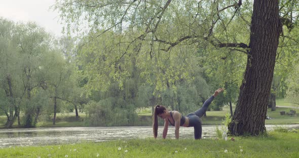 Young Fit and Sporty Woman