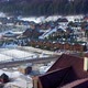 Center of Bukovel, Aerial photography of hotels and houses. - VideoHive Item for Sale