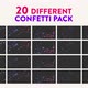 20 Confetti Pack - VideoHive Item for Sale