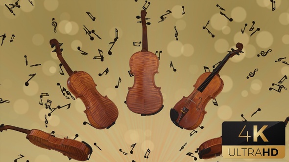 Violins Music Background