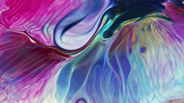 Abstract Colorful Sacral Liquid Waves Texture 242 alt