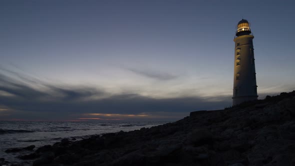 Lighthouse at the Seashore