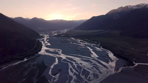 Southern Alps sunset