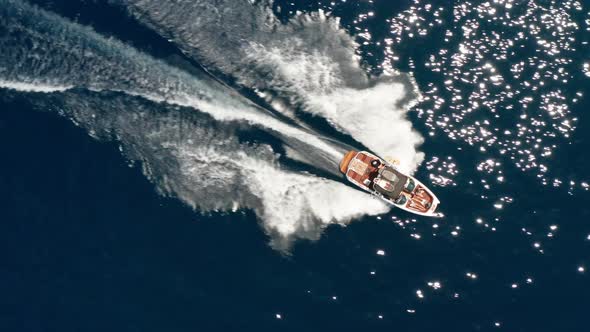 Motor Boat Top Shot