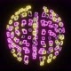 Neon glowing abstract object. Geometry shapes. - VideoHive Item for Sale