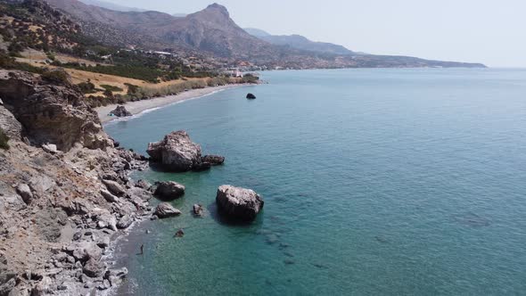 Exotic Island at the South of Crete with the Amazing a Beach Greece