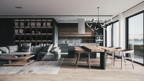 Contemporary Interior Design Of The Living Room alt