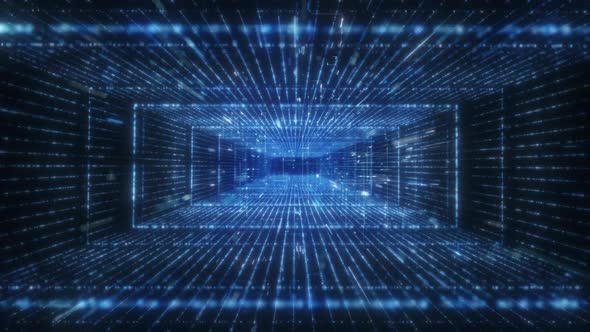 Digital Blue Tunnel alt