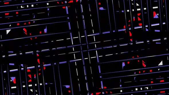 Abstract Mesh Pattern VJ Loop Animation