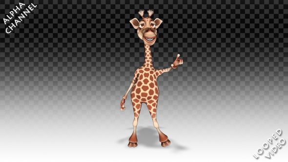 3D Giraffe - Club Dance