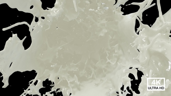 Pure Milk Splash Explosion 4K alt