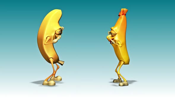 Two Banans - Looped 3D Dance