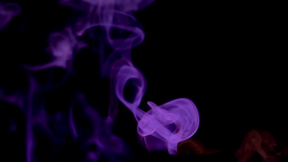 Multicolored Smoke Carried Away By The Wind alt