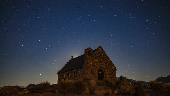 Church of the Good Shepherd moonrise